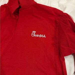 Chick fil A Red Polo Shirt Halloween costume